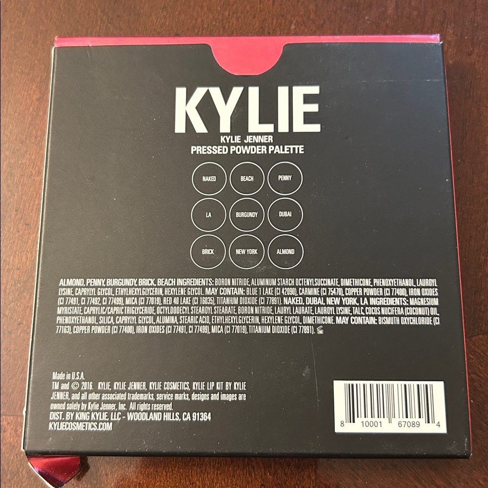 Kylie Cosmetics Burgundy Eye shadow palette - Picture 7 of 7